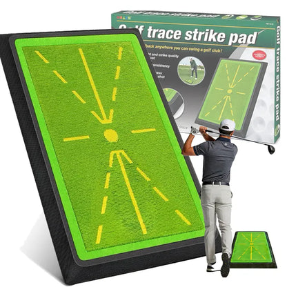 Golf Practice Mat - 17"X12" Sports Mat with Swing Path Feedback Detection Tool, Indoor/Outdoor Chipping & Driving Training for Beginners or Advanced Golfers, Golf Accessories, Feedback Tool